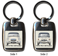 MGA 1600 Roadster (disc wheels) 1959-61 Keyring 5